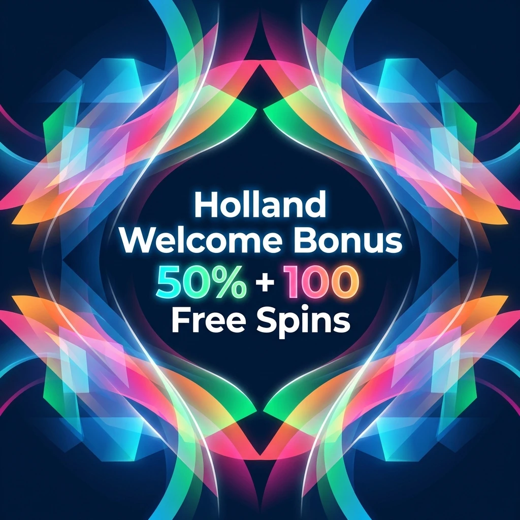 Holland Welcome Bonus 50% + 100 Free Spins